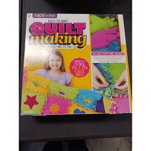 Made By Me Easy to Knot Quilt Making Kit by Horizon Group USA, No Sewing, No Cut